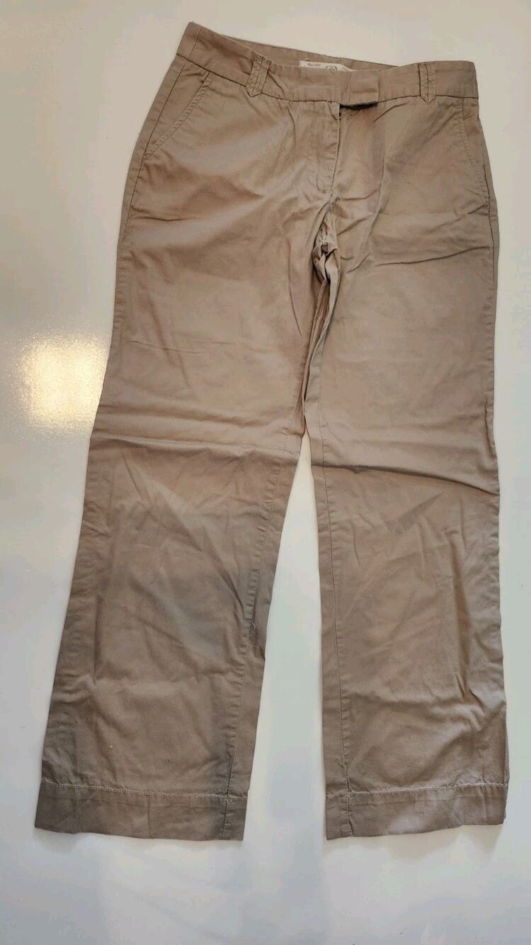 J.Crew Broken-In Chino Pants Size 28 Weathered Classic Twill Khaki Cotton #430